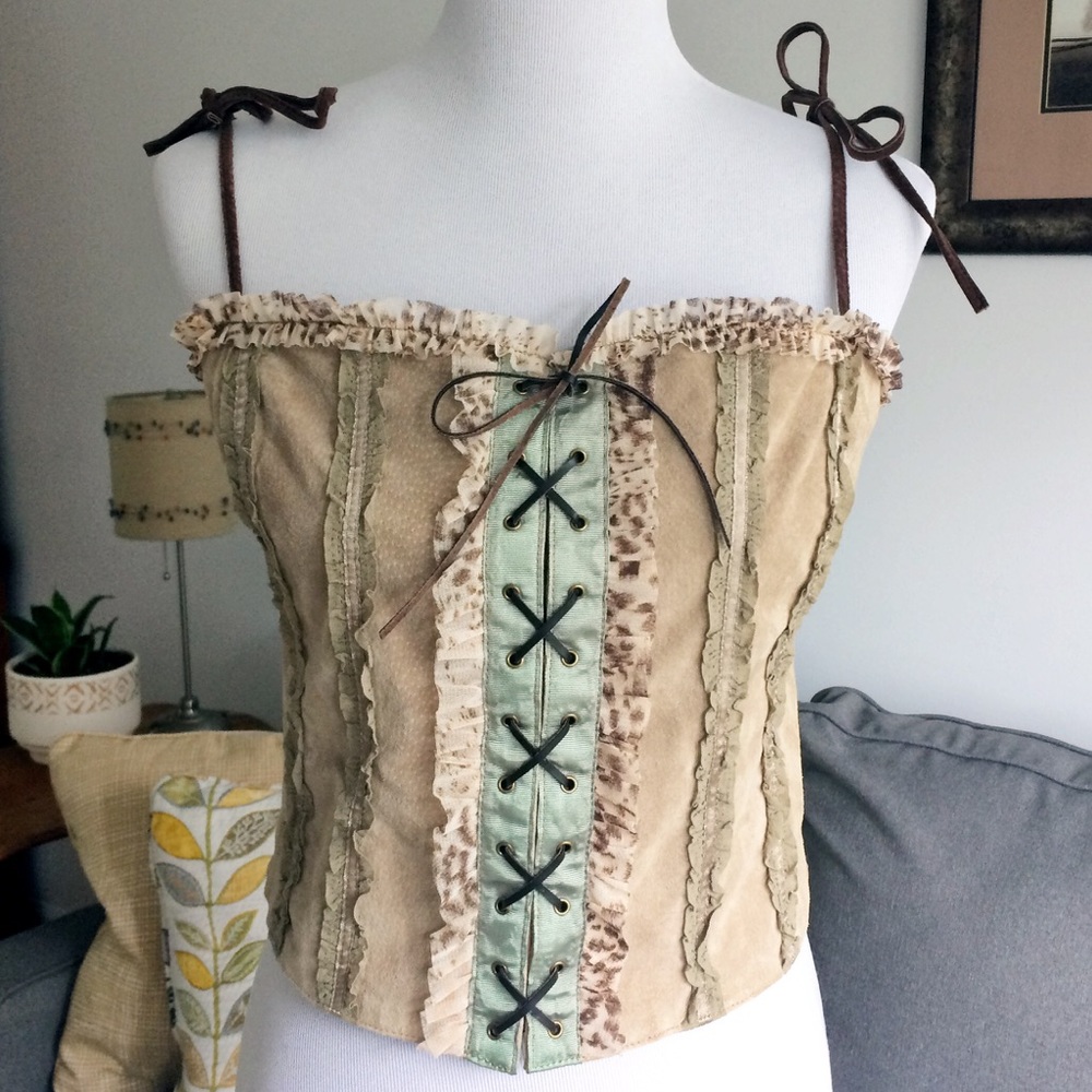 Wilsons Leather Maxima Lace Up Bustier